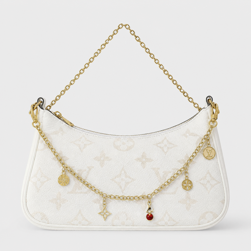 Women's Letter Print Crescent Crossbody Shoulder Bag — view 12