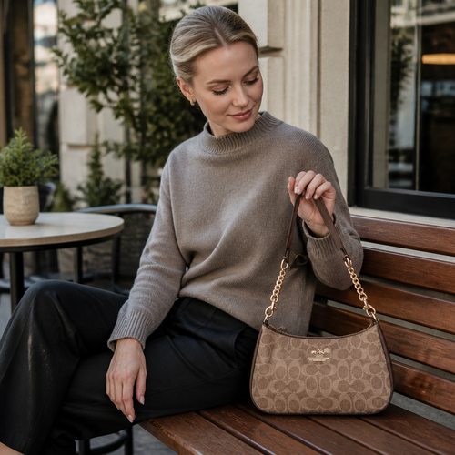Women's Teri Classic Chain Underarm Shoulder Bag