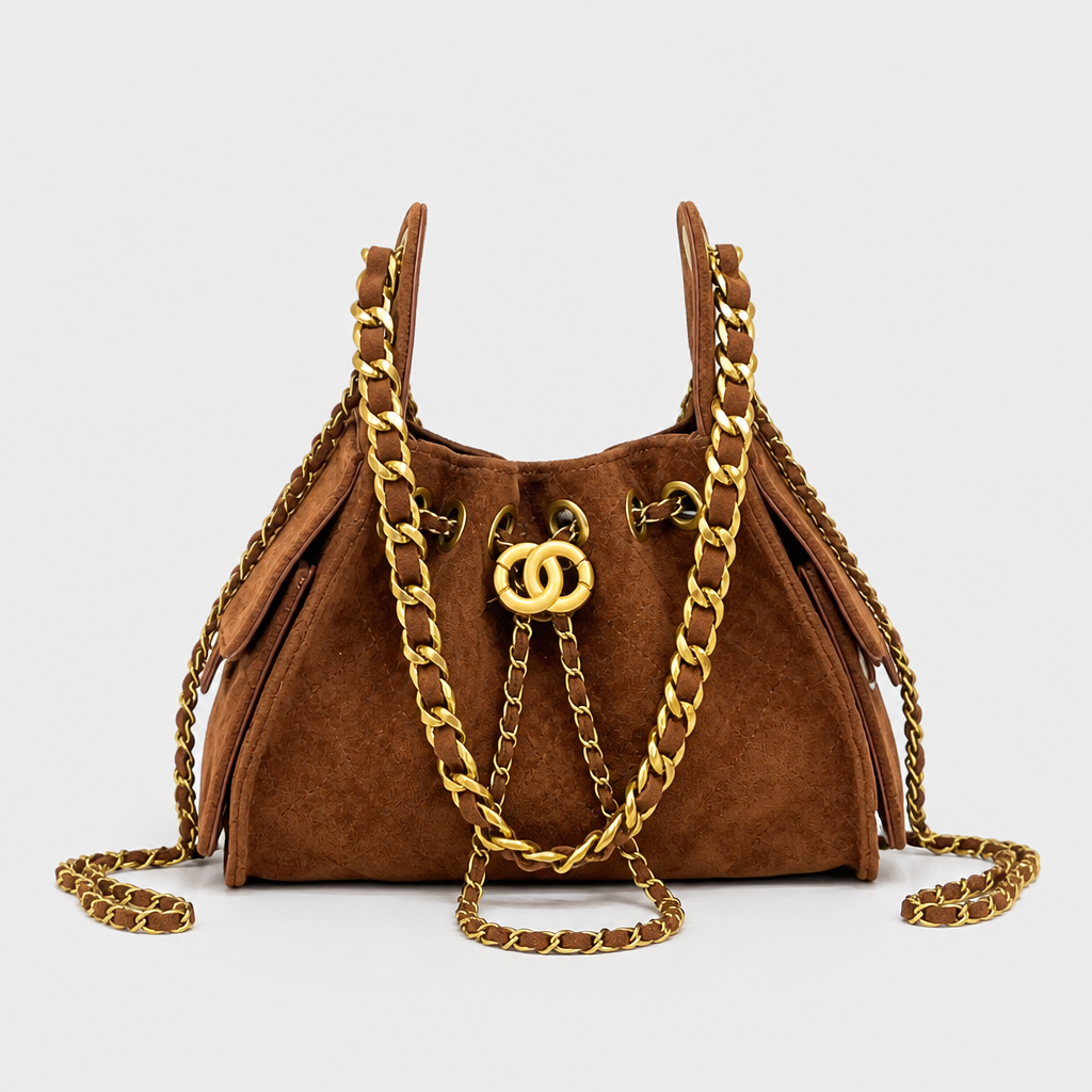 Women's Fashion Chain Bucket Shoulder Bag — view 9