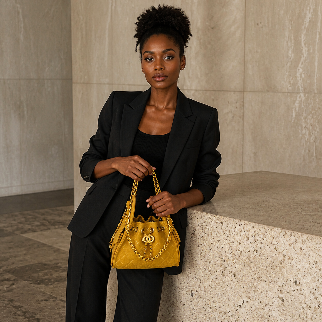Women's Fashion Chain Bucket Shoulder Bag — view 7