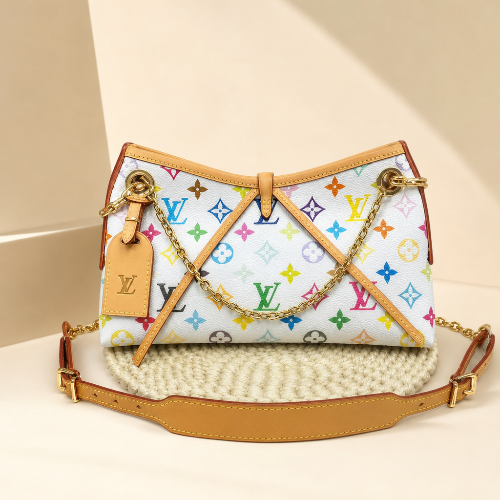 Multicolor Monogram Chain Shoulder Bag — hero