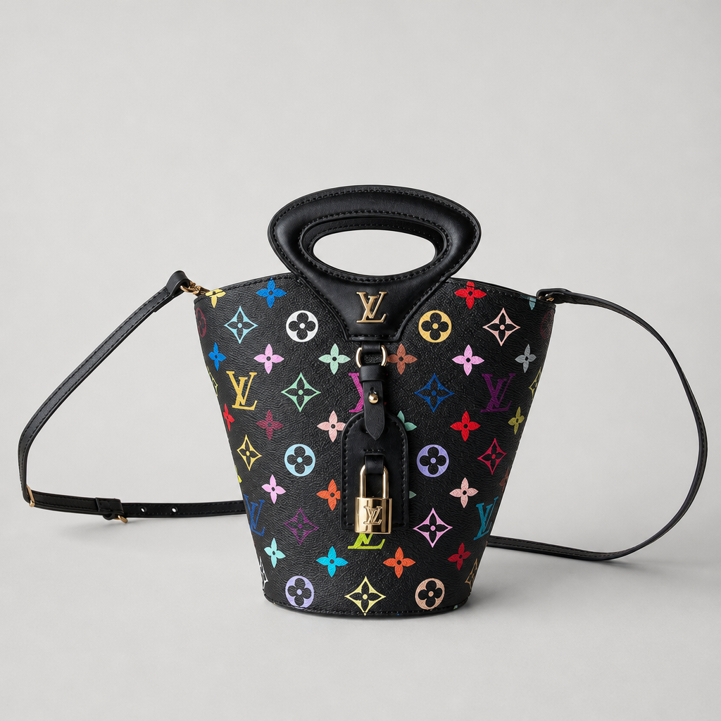 Tapered Monogram Zip Shoulder Bag — variant 002