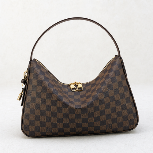 Zip-Top Crescent Shoulder Bag
