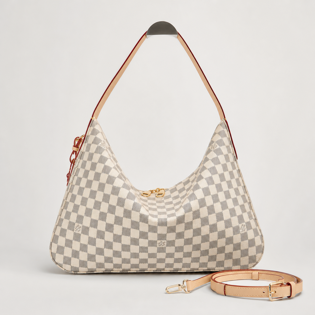 Patterned Slouchy Hobo Shoulder Bag — variant 001