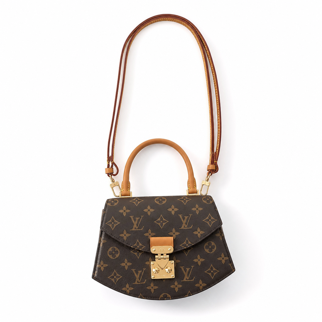 Monogram Saddle Flap Bag — detail