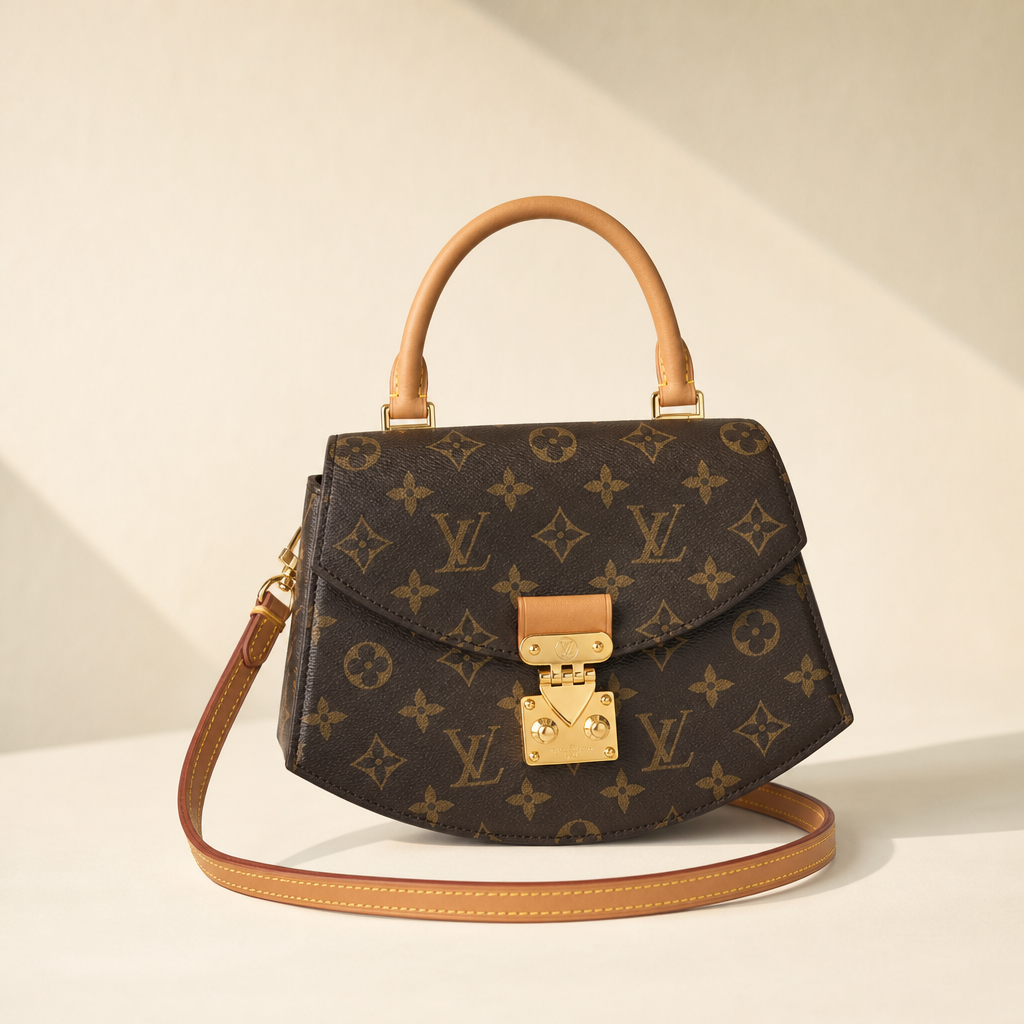 Monogram Saddle Flap Bag — hero