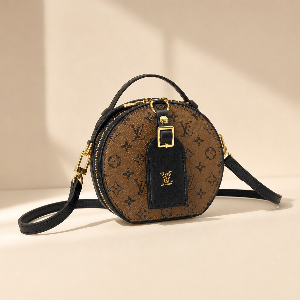 Round Monogram Crossbody Bag — hero