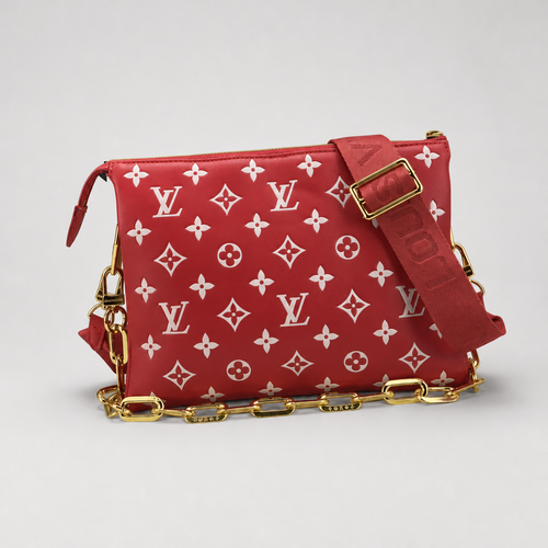 Zip Crossbody Bag with Chain Strap