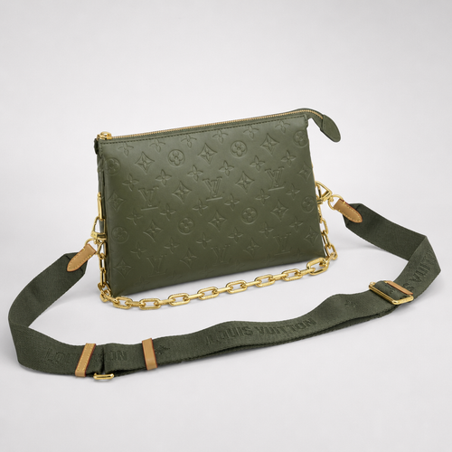 Zip Crossbody Bag with Chain Strap