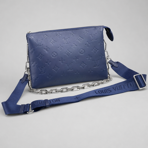 Zip Crossbody Bag with Chain Strap