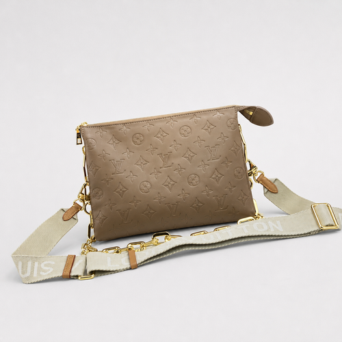Zip Crossbody Bag with Chain Strap