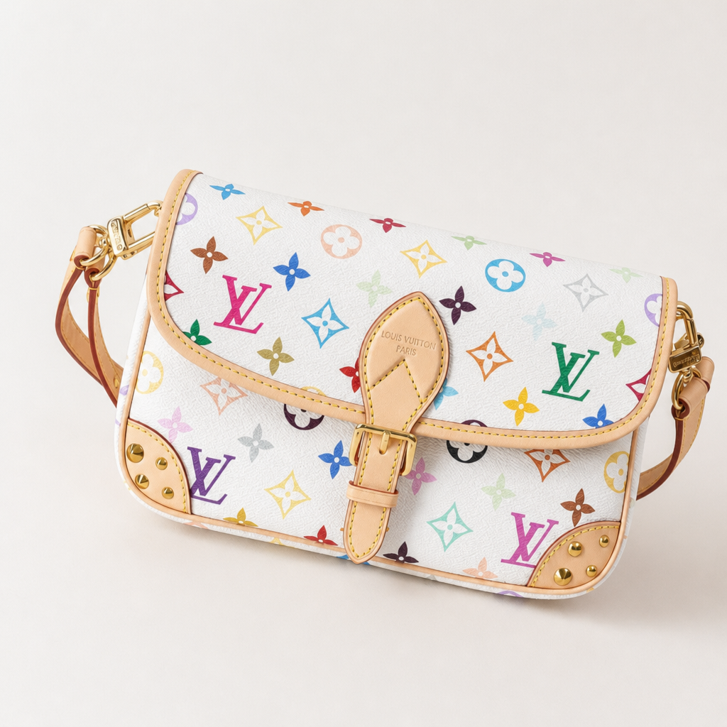Saddle Flap Bag with Front Strap — detail