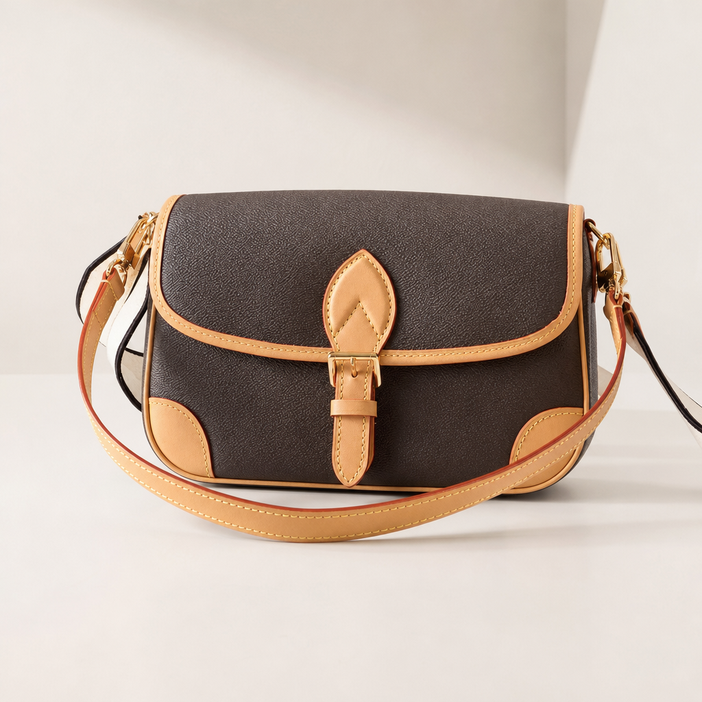 Saddle Flap Bag with Front Strap — hero