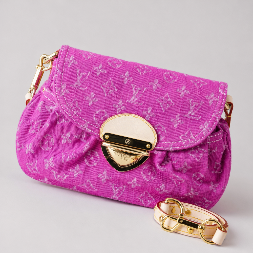 Monogram Flap Bag with Round Clasp — variant 001