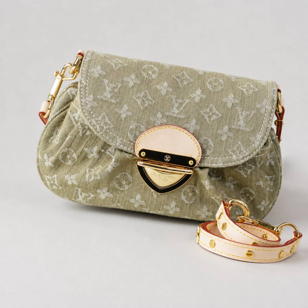 Monogram Flap Bag with Round Clasp — variant 002
