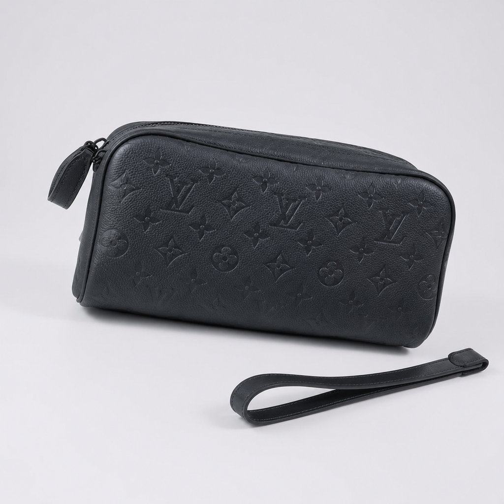 Embossed Monogram Top-Handle Crossbody — variant 001