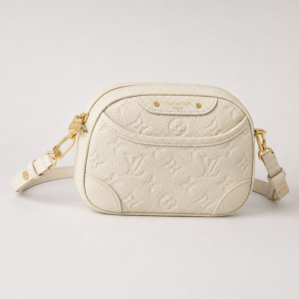 Embossed Monogram Top-Handle Crossbody — variant 006