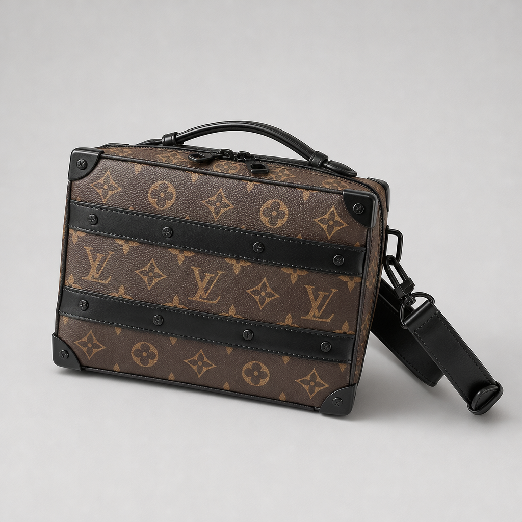 Monogram Leather Box Trunk Bag — variant 001