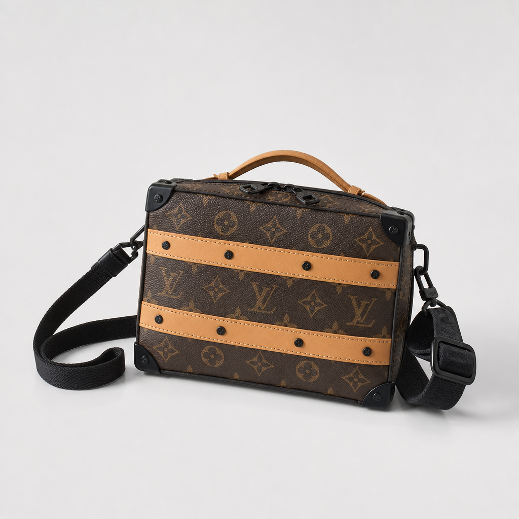 Monogram Leather Box Trunk Bag — variant 002