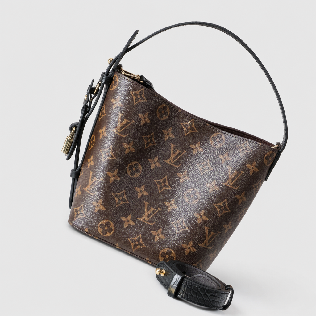 Slim-Strap Crescent Shoulder Bag — variant 006