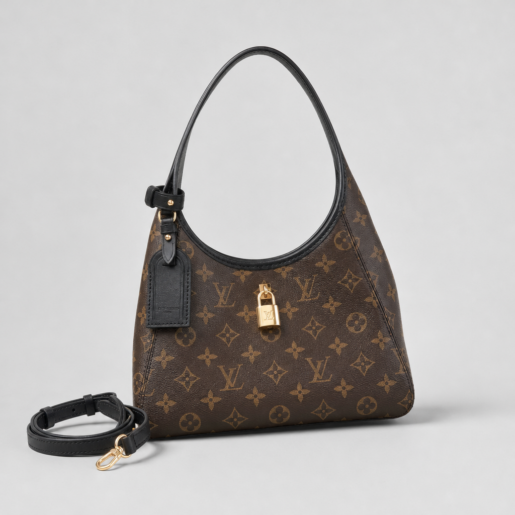Monogram Hobo Bag with Short Strap — variant 001