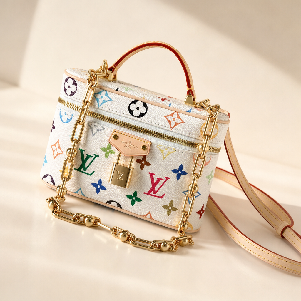 Mini Multicolor Monogram Vanity Bag — hero