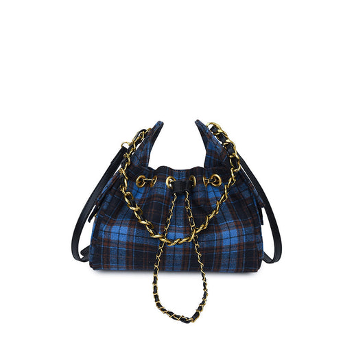 Women's Diamond Quilted Retro Shoulder Bag