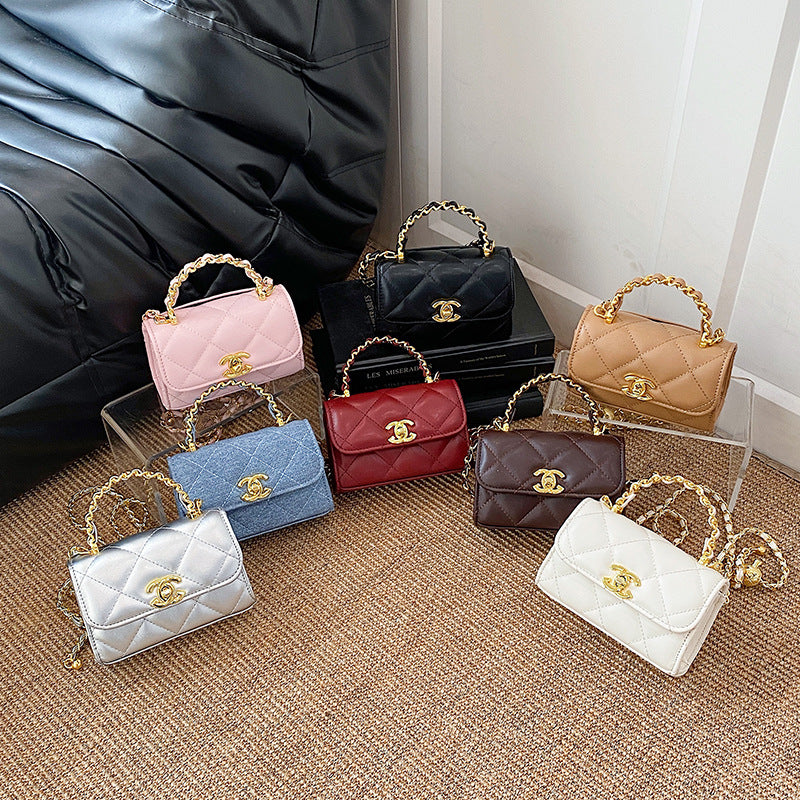 Women's Diamond Quilted Chain Shoulder Bag