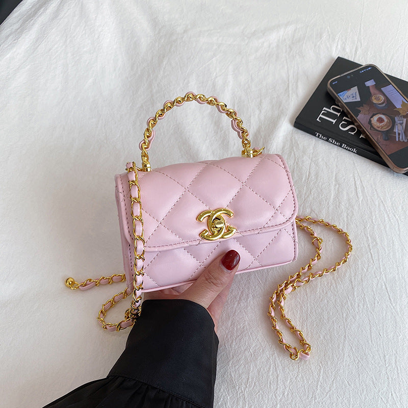 Women's Diamond Quilted Chain Shoulder Bag