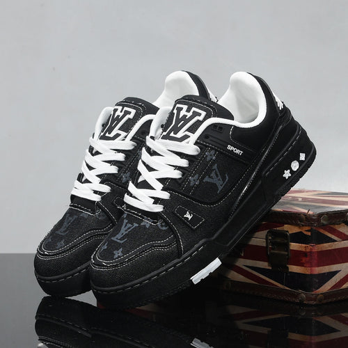 Men's Graphic Platform Sneakers