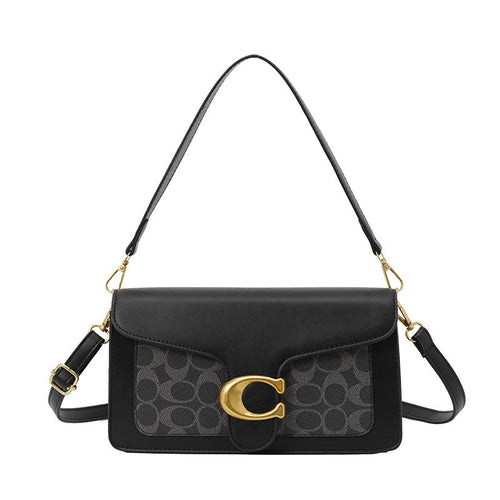 Patterned Flap Crossbody Bag