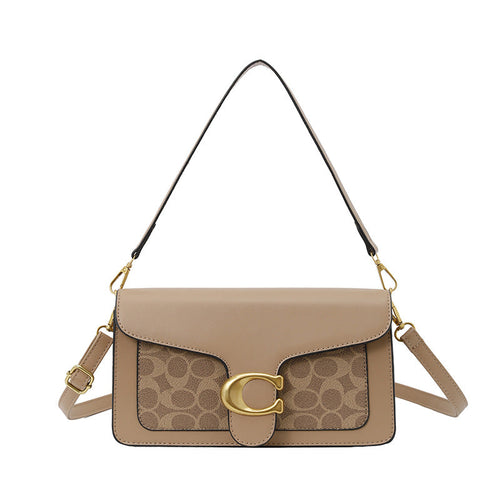 Patterned Flap Crossbody Bag