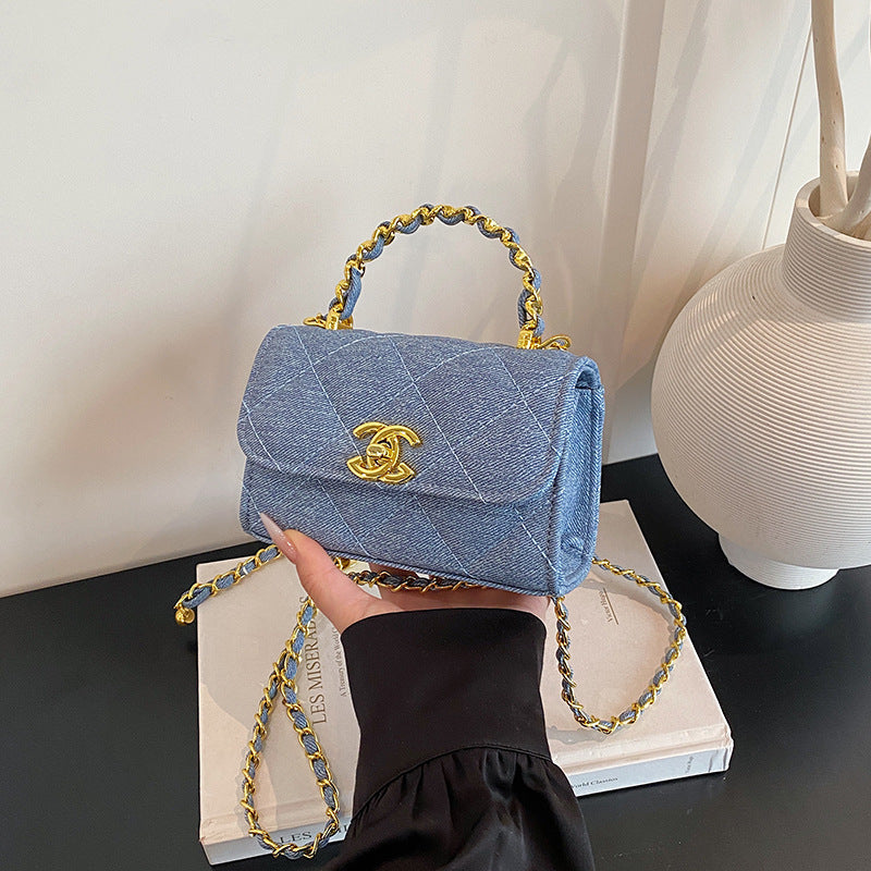 Women's Diamond Quilted Chain Shoulder Bag
