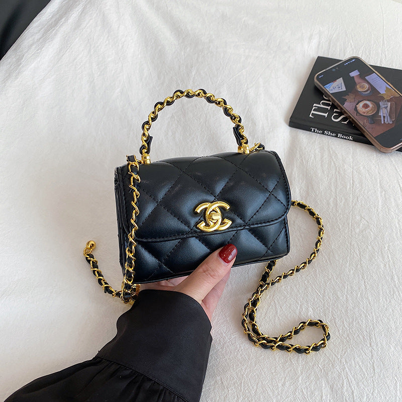 Women's Diamond Quilted Chain Shoulder Bag