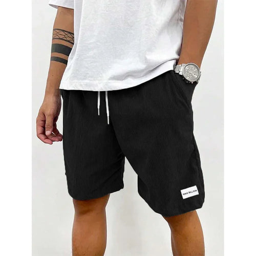 Corduroy Drawstring Shorts