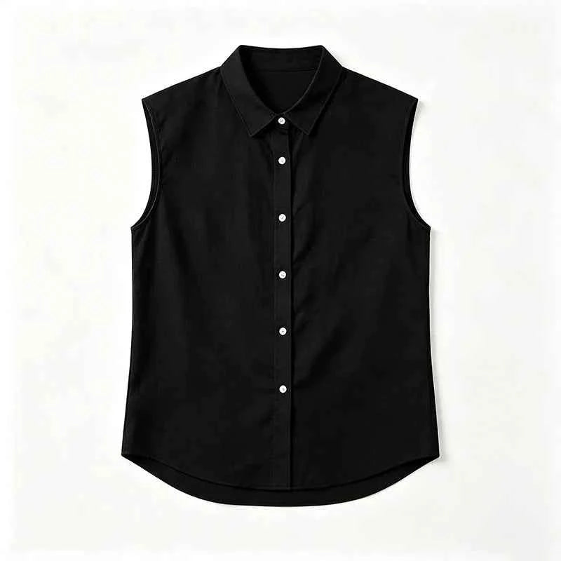 Men's Sleeveless Button-Up Shirt