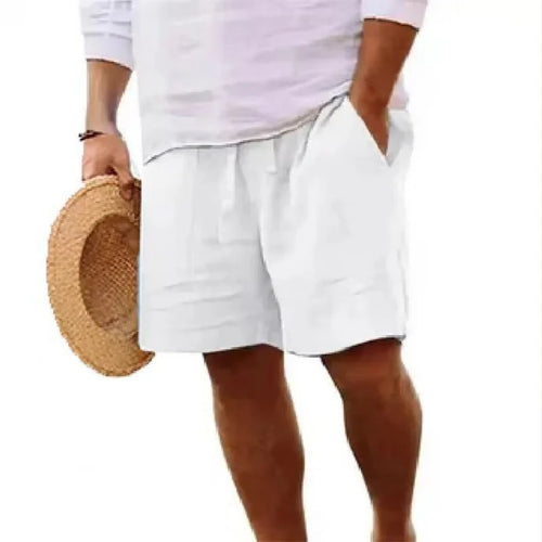 Relaxed Drawstring Beach Shorts