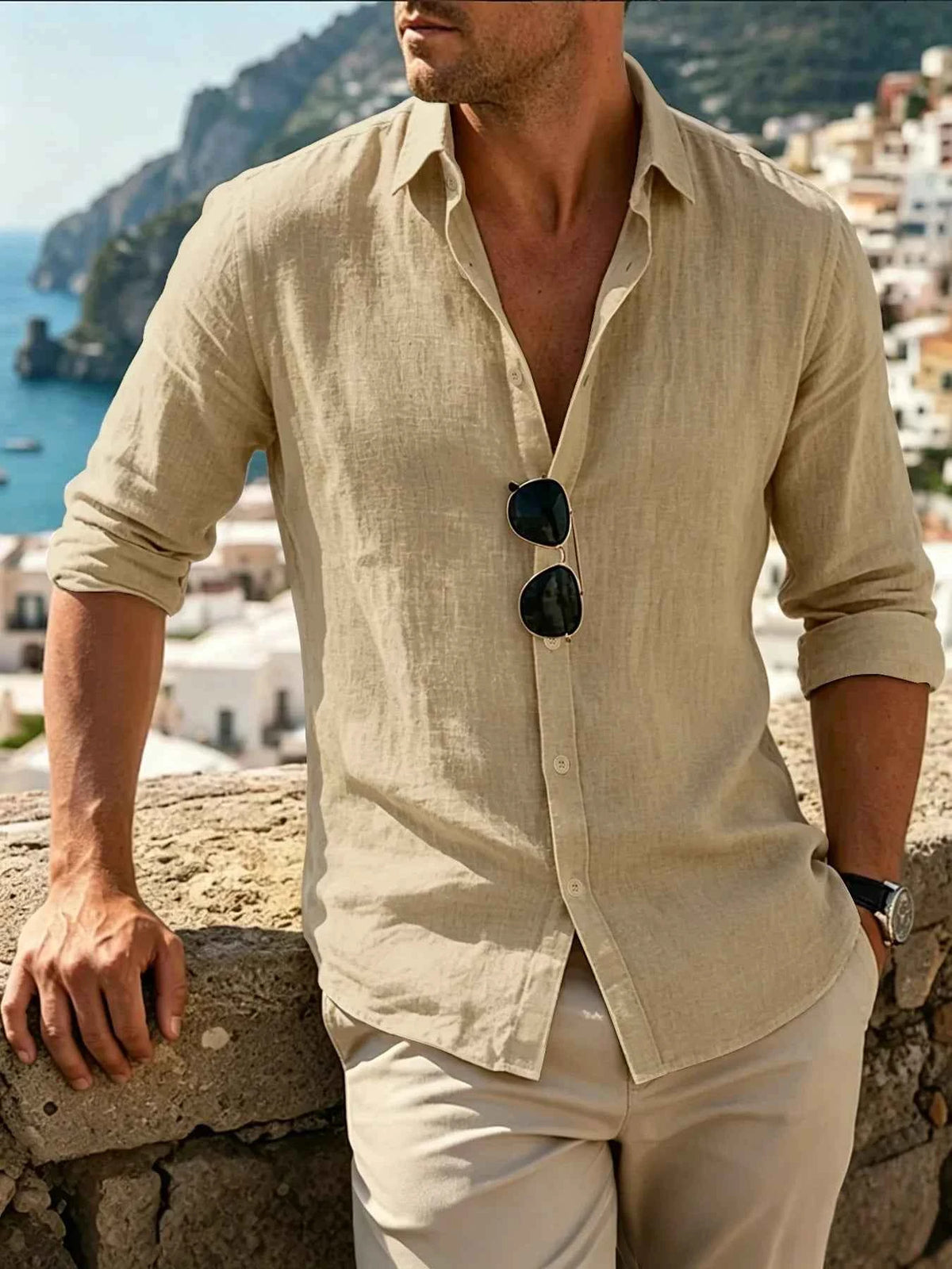 Relaxed Button-Up Shirt