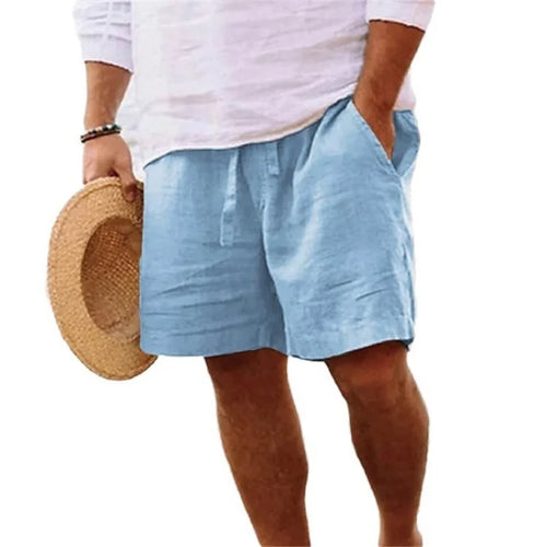 Relaxed Drawstring Beach Shorts