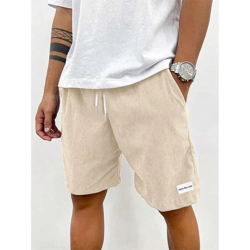 Corduroy Drawstring Shorts