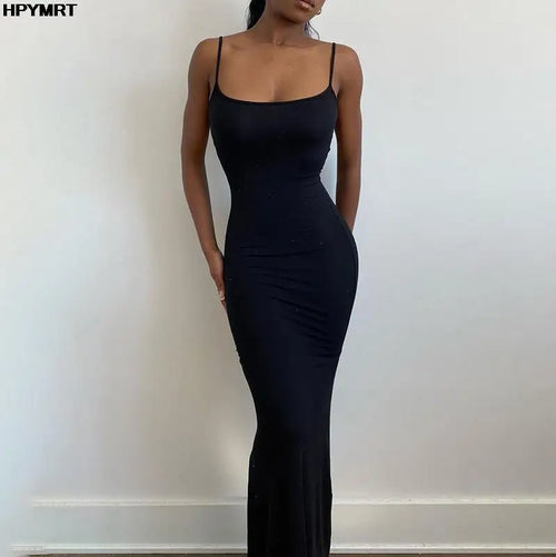 Ruched Mermaid Maxi Dress
