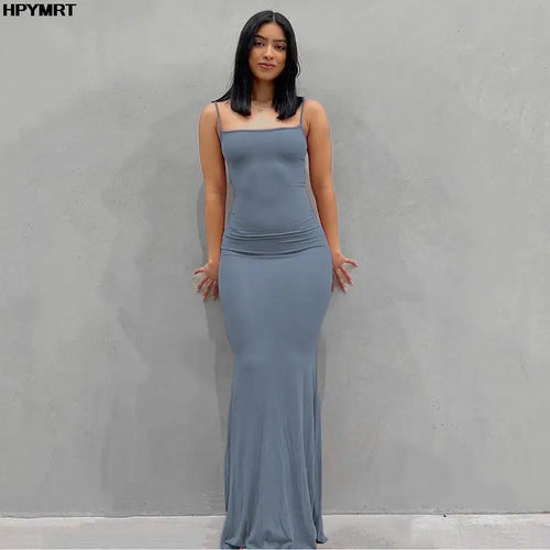 Ruched Mermaid Maxi Dress