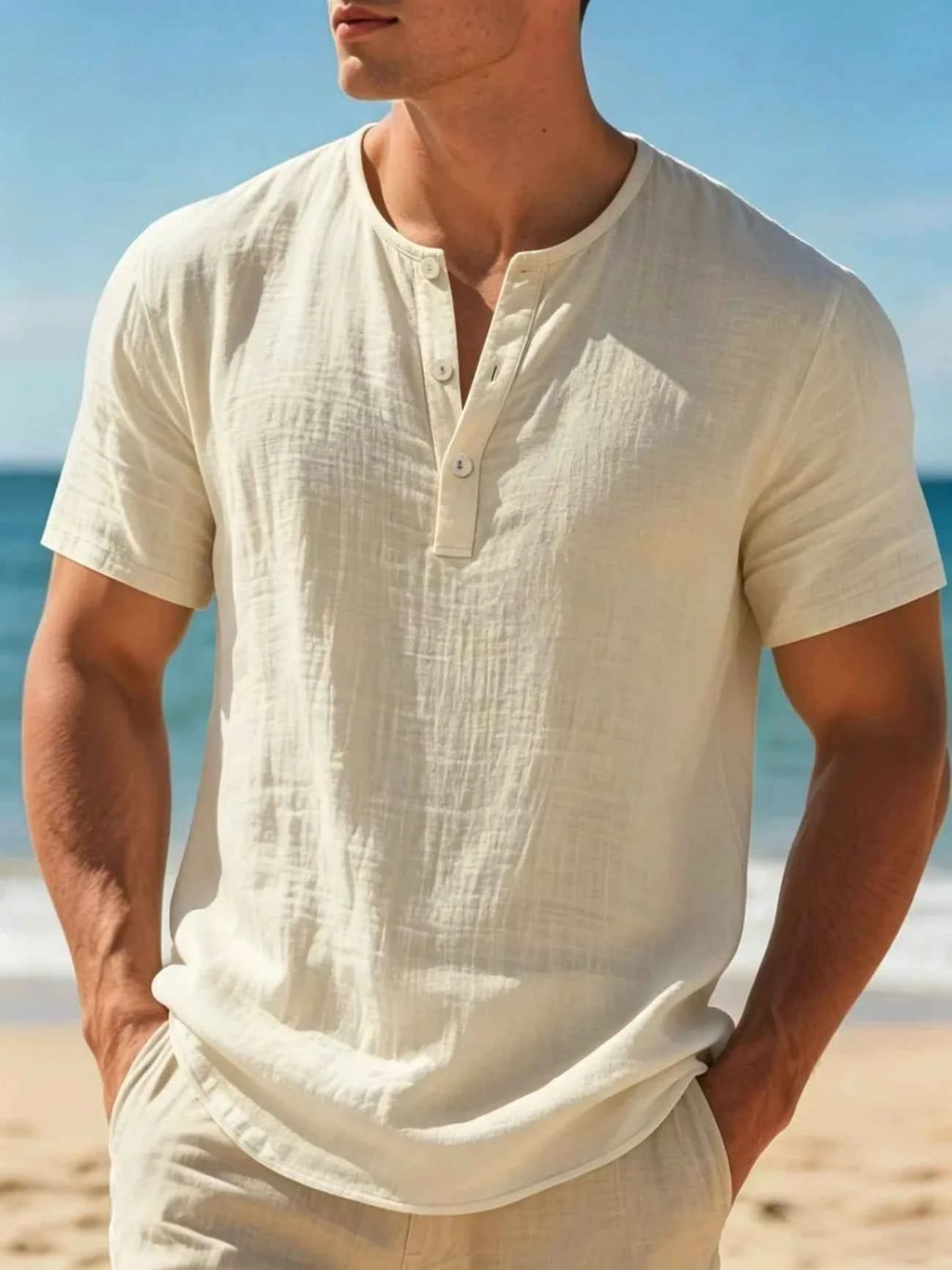 Men's Relaxed Henley Shirt