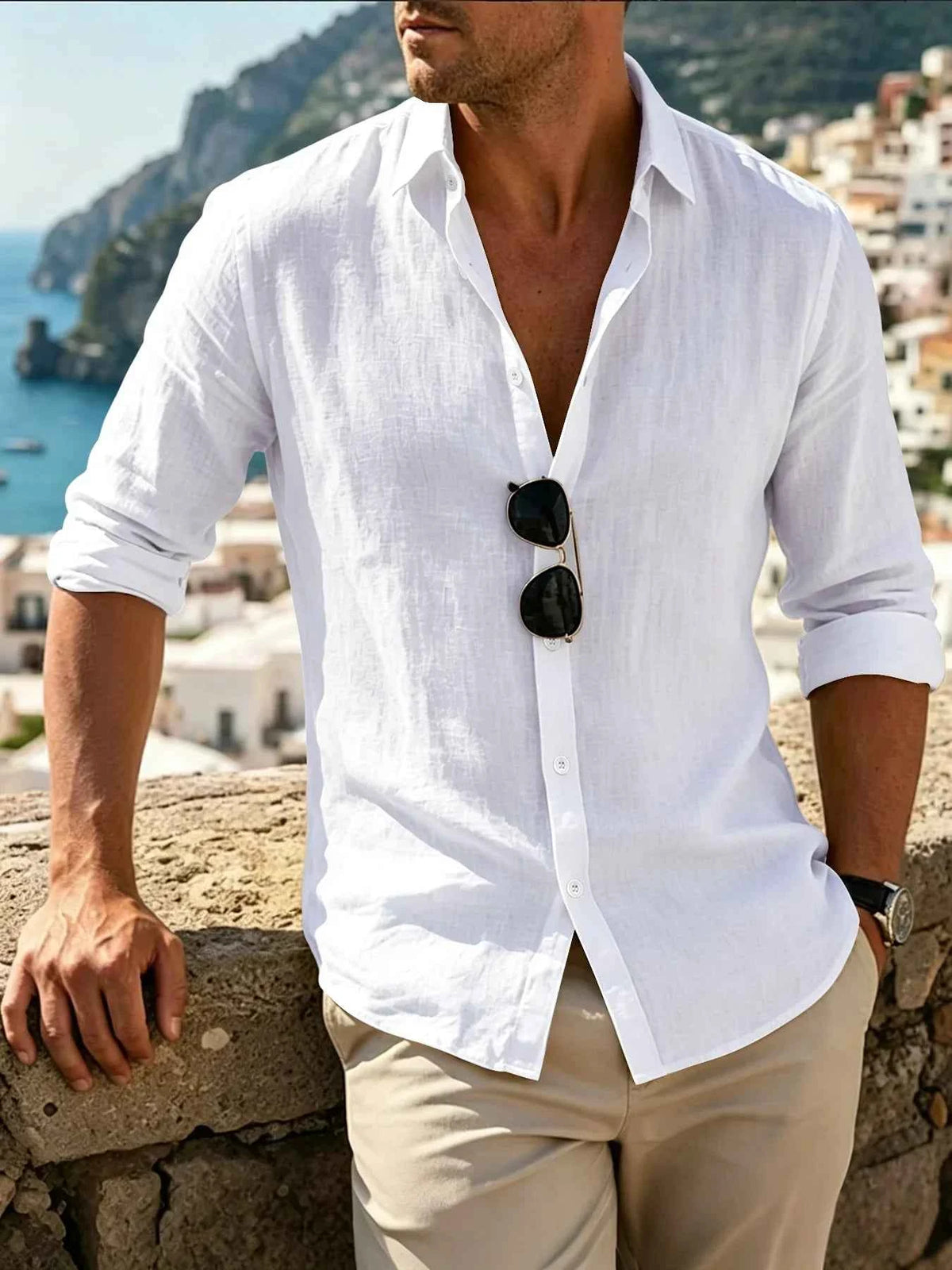 Relaxed Button-Up Shirt