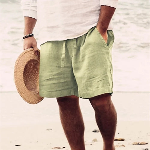 Relaxed Drawstring Beach Shorts