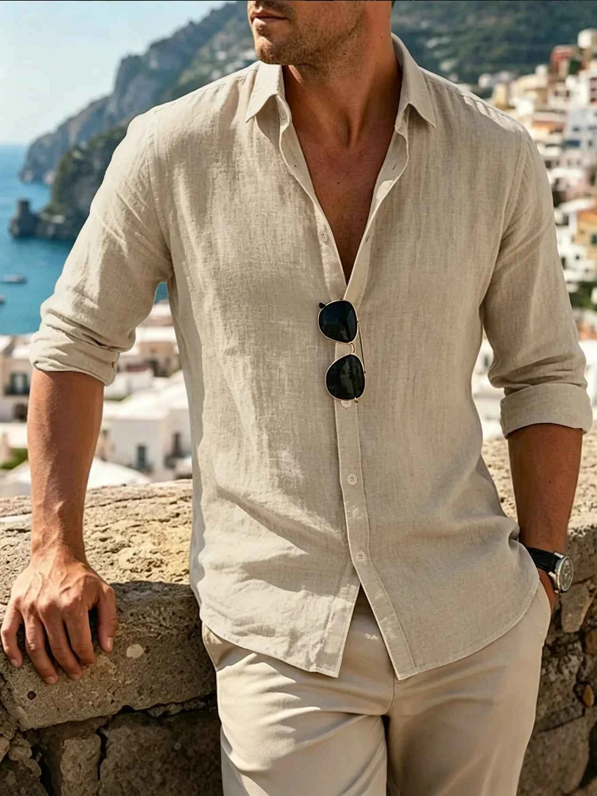 Relaxed Button-Up Shirt