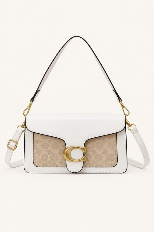 Patterned Flap Crossbody Bag