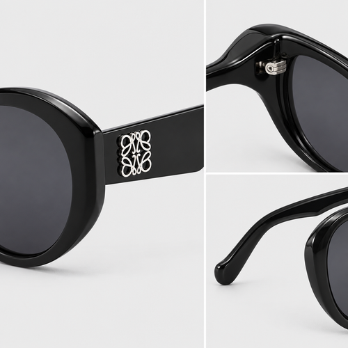Women's Oversized Logo Sunglasses