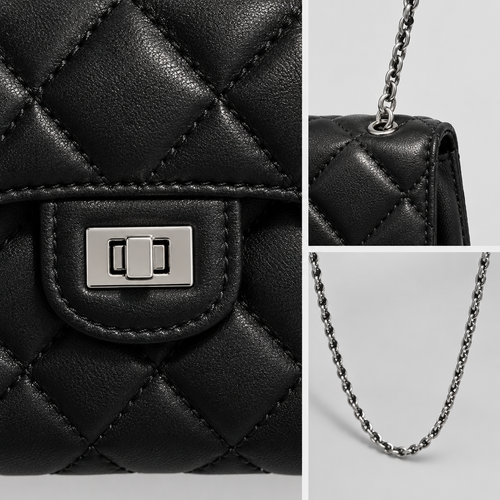 Women's Diamond Quilted Shoulder Bag