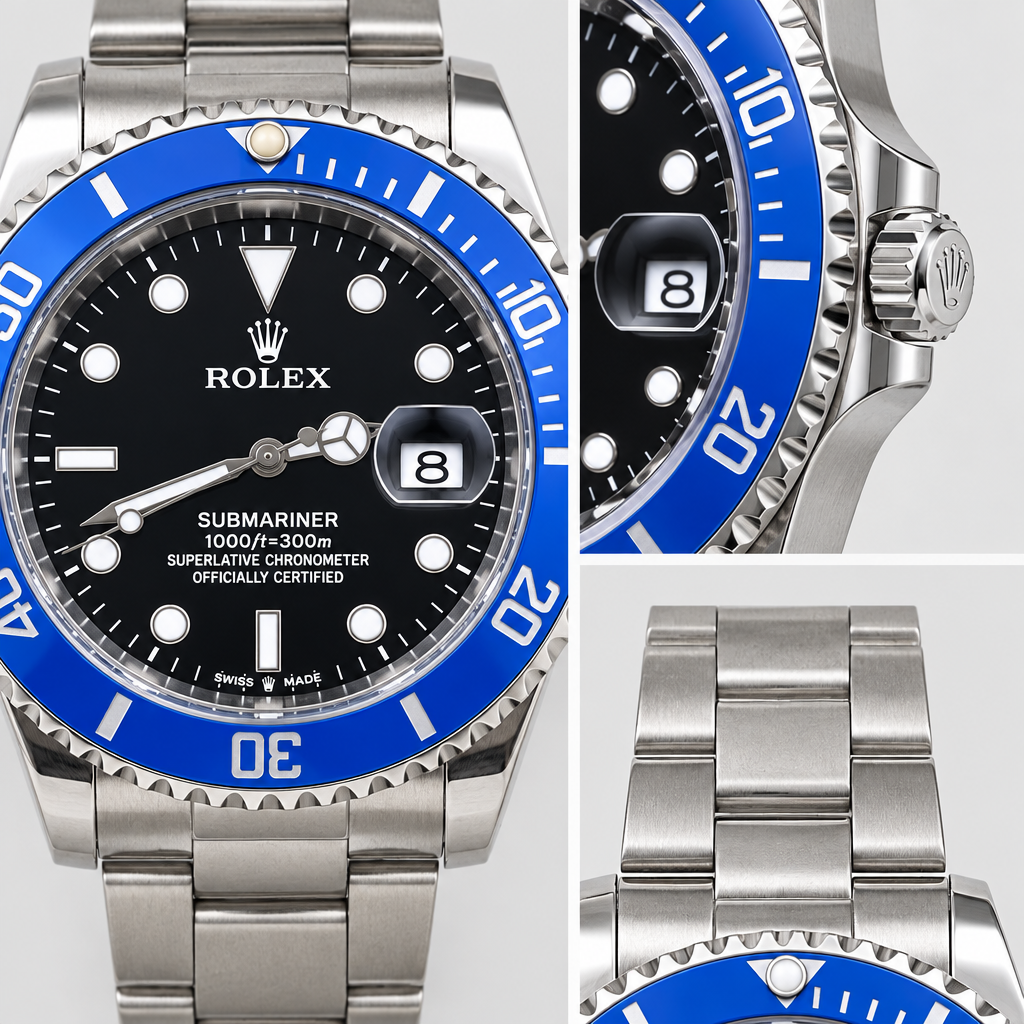 Bold-Color Round Bezel Watch — view 4